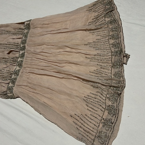 Free People Dancing w/Diamonds Dress in Champagne size Small - Picture 4 of 13